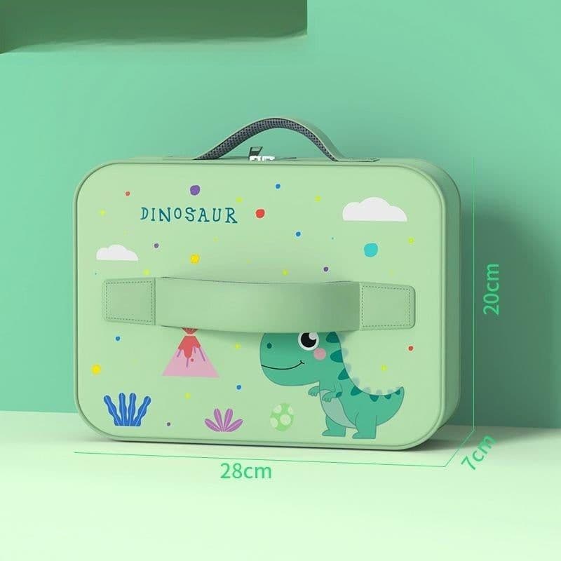 image-Children's Lunch Box Handbag Multi-layer Thermal Insulation Primary School Student Waterproof Handbag