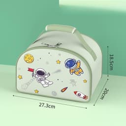 image-Children's Lunch Box Handbag Multi-layer Thermal Insulation Primary School Student Waterproof Handbag