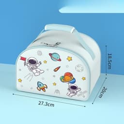 image-Children's Lunch Box Handbag Multi-layer Thermal Insulation Primary School Student Waterproof Handbag
