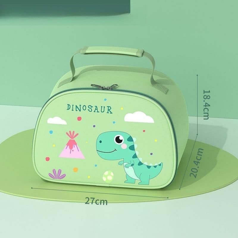 image-Children's Lunch Box Handbag Multi-layer Thermal Insulation Primary School Student Waterproof Handbag