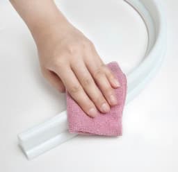 image-Flexible Silicone Bathroom Water Blocking Strip Shower Room Floor Dry Wet Separation Toilet Toilet Water Insulation Waterproof Strip