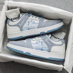 image-Versatile Casual Ink Painting Sneakers For Men
