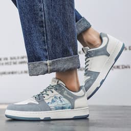 image-Versatile Casual Ink Painting Sneakers For Men