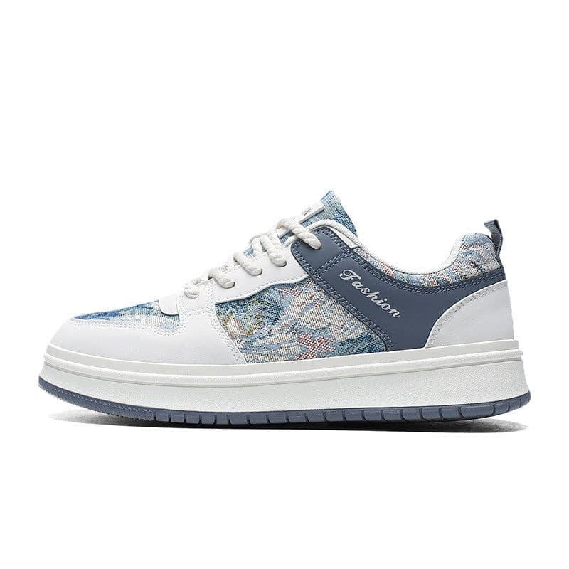 image-Niche Hemp Rope Men's Oil Painting Canvas Shoes Casual Shoes