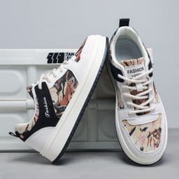 image-Niche Hemp Rope Men's Oil Painting Canvas Shoes Casual Shoes