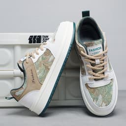 image-Niche Hemp Rope Men's Oil Painting Canvas Shoes Casual Shoes
