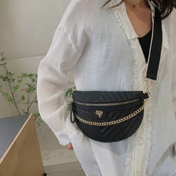 image-Women's One-shoulder Chain Crossbody Bag