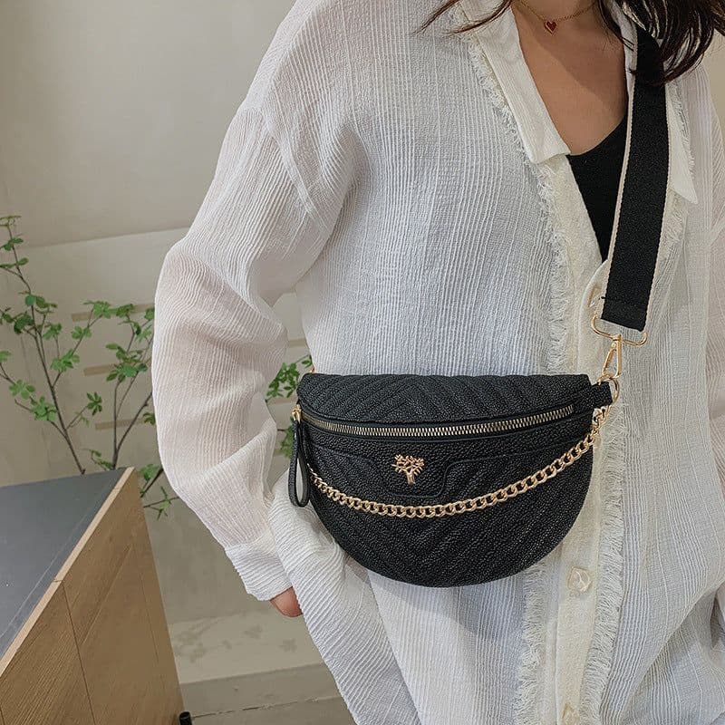 image-Women's One-shoulder Chain Crossbody Bag
