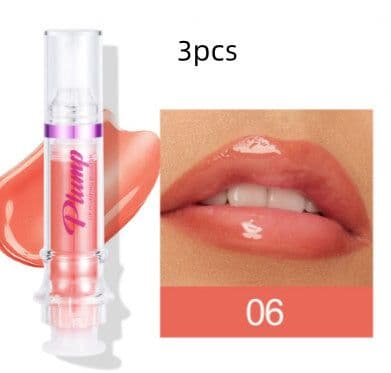 image-New Tube Lip Rich Lip Color Slightly Spicy Lip Honey Lip Glass Mirror Face Lip Mirror Liquid Lipstick