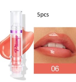 image-New Tube Lip Rich Lip Color Slightly Spicy Lip Honey Lip Glass Mirror Face Lip Mirror Liquid Lipstick