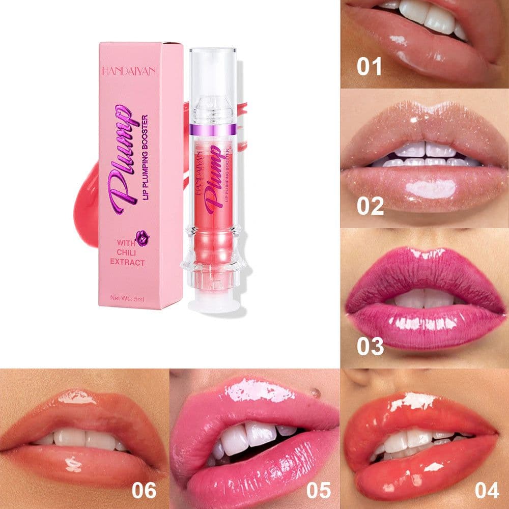 image-New Tube Lip Rich Lip Color Slightly Spicy Lip Honey Lip Glass Mirror Face Lip Mirror Liquid Lipstick