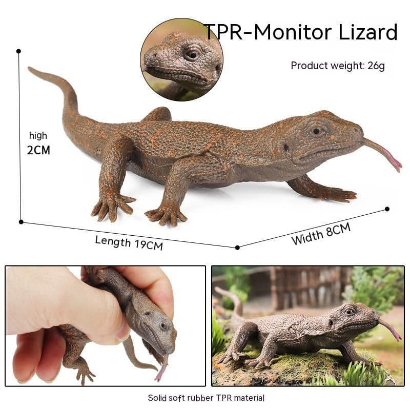 image-TPR Simulation Insect Lizard Chameleon Giant Lizard Decompression Toy