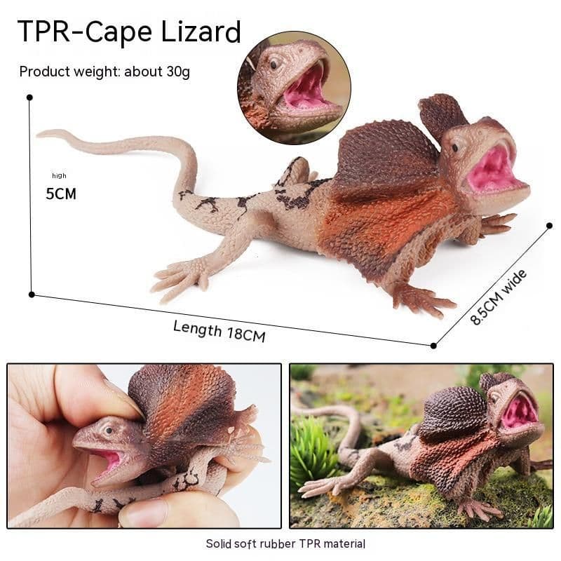 image-TPR Simulation Insect Lizard Chameleon Giant Lizard Decompression Toy