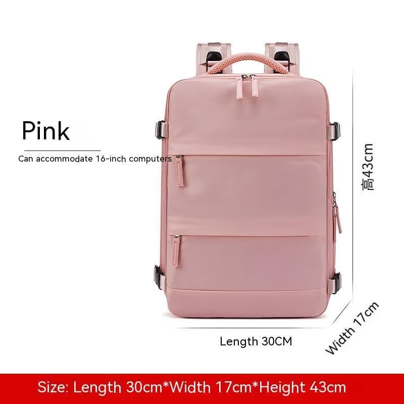 image-New Travel Backpack Women's Large Capacity Dry Wet Separation