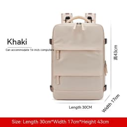 image-New Travel Backpack Women's Large Capacity Dry Wet Separation