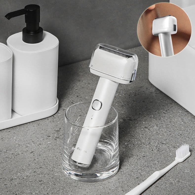 image-New Youth Hammer Shaver Men's Electric Reciprocating Smart Fully Washable Portable Rechargeable Beard Scraper