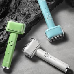 image-New Youth Hammer Shaver Men's Electric Reciprocating Smart Fully Washable Portable Rechargeable Beard Scraper