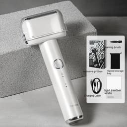 image-New Youth Hammer Shaver Men's Electric Reciprocating Smart Fully Washable Portable Rechargeable Beard Scraper
