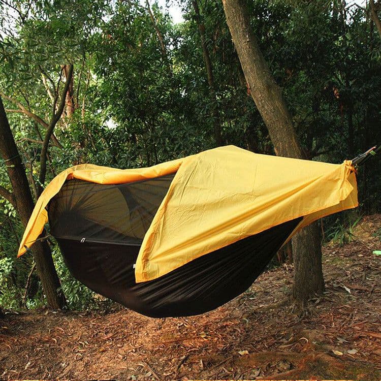 image-Outdoor Camping Hammock Rainproof And Waterproof Camping Tree Tent Integrated Suspension