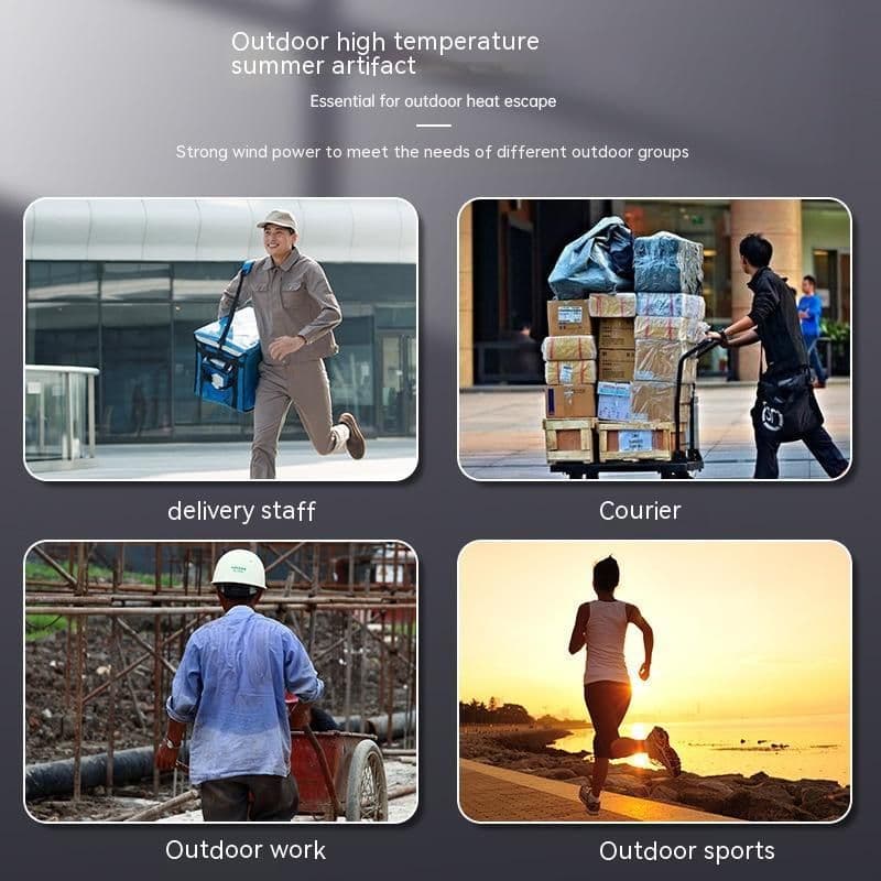 image-Outdoor Sports Portable Cooling Wrist Hanging Fan