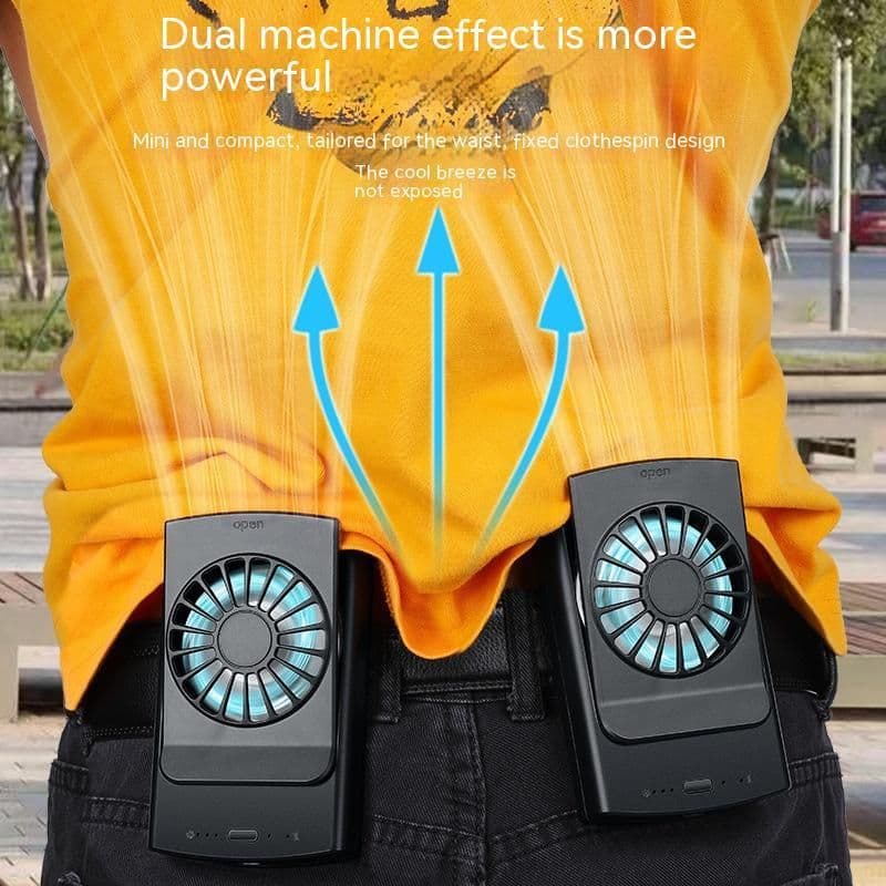 image-Outdoor Sports Portable Cooling Wrist Hanging Fan