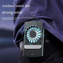 image-Outdoor Sports Portable Cooling Wrist Hanging Fan