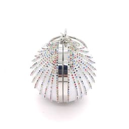 image-Small Round Spherical Dinner Bag Versatile Handheld Dress Garment Bag Cosmetic Bag
