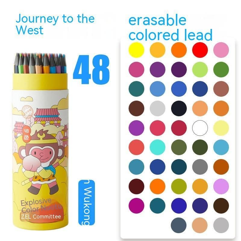 image-Zhenglin Sports Series Color Pencil 24 Color 36 Color Children
