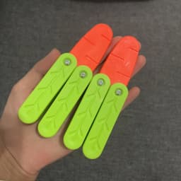 image-3D Carrot Butterfly Knife Baby Decompression Toy Small Radish Knife Flail Knife Training Butterfly Knife Flat Replacement