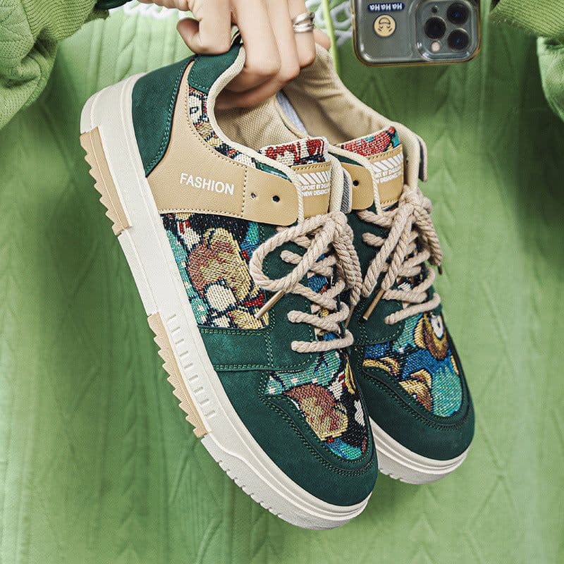 image-Summer Men's Shoes Trendy All-match Casual Flat Shoes
