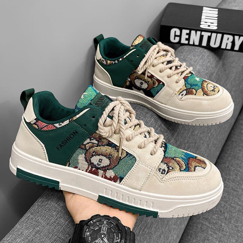 image-Summer Men's Shoes Trendy All-match Casual Flat Shoes