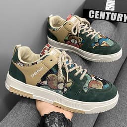 image-Summer Men's Shoes Trendy All-match Casual Flat Shoes