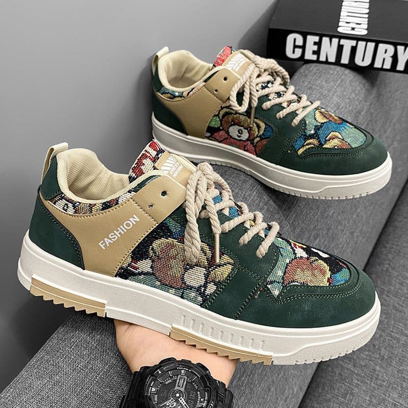 image-Summer Men's Shoes Trendy All-match Casual Flat Shoes