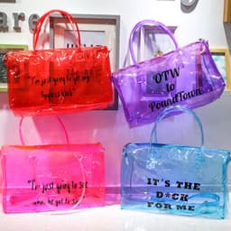 image-Large Capacity Lightweight Waterproof Storage Hand Bag