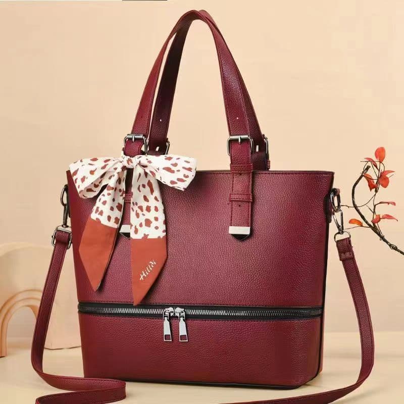 image-Women's Zipper Bag Fashionable Crossbody Large Capacity