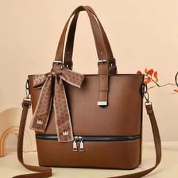 image-Women's Zipper Bag Fashionable Crossbody Large Capacity