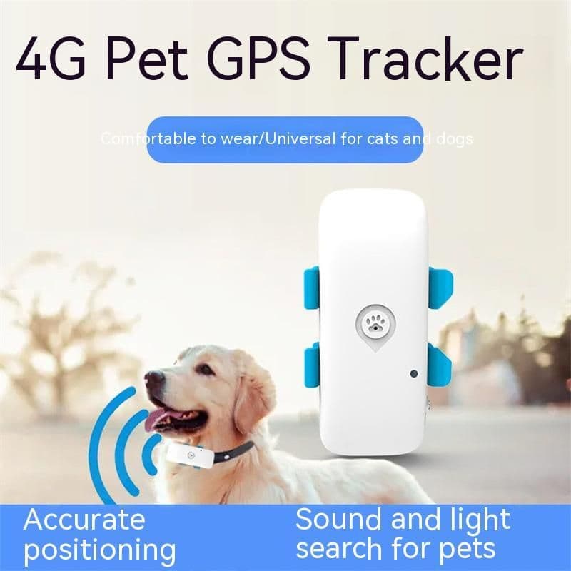 image-4G Pet Locator GPS BeiDou Dogs And Cats Sheep Anti-lost Waterproof Collar Remote Positioning Tracker