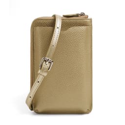image-Women's Mini Genuine Leather Phone Crossbody Shoulder Bag