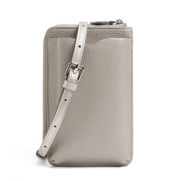 image-Women's Mini Genuine Leather Phone Crossbody Shoulder Bag