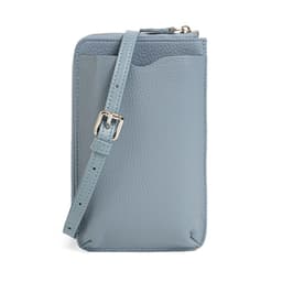 image-Women's Mini Genuine Leather Phone Crossbody Shoulder Bag