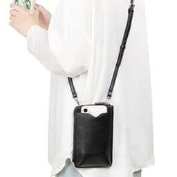 image-Women's Mini Genuine Leather Phone Crossbody Shoulder Bag