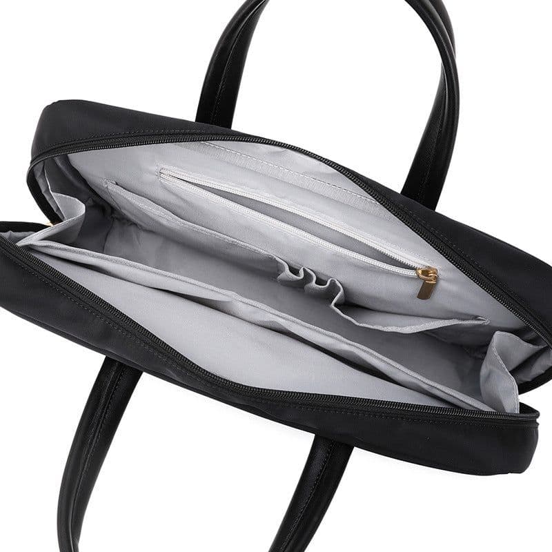 image-Business Women's Retro Briefcase Nylon Laptop Bag