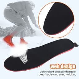 image-Heated Insoles For Men Women Rechargeable Heating Boot Insole Feet Warmer Pads Cut To Any Size Heating Electric Heated Insoles