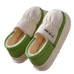 image-Cotton Slippers Bag Heel Winter Home