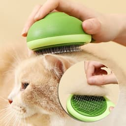 image-Cat Brush Hair Remover Cleaning Avocado Shaped Dog Grooming Tool Pet Combs Brush Stainless Steel Needle Pet Cleaning Care