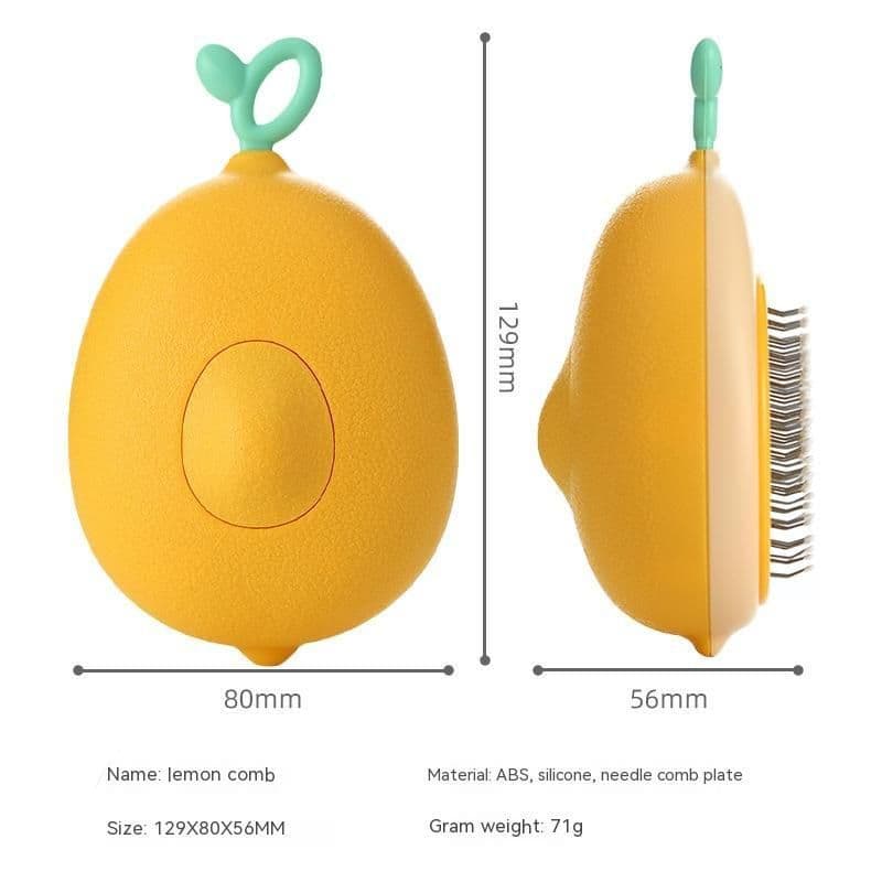 image-Cat Brush Hair Remover Cleaning Avocado Shaped Dog Grooming Tool Pet Combs Brush Stainless Steel Needle Pet Cleaning Care