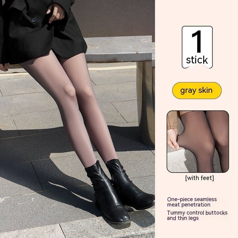 image-Women's Fashion Simple Velvet Bottoming Pantyhose