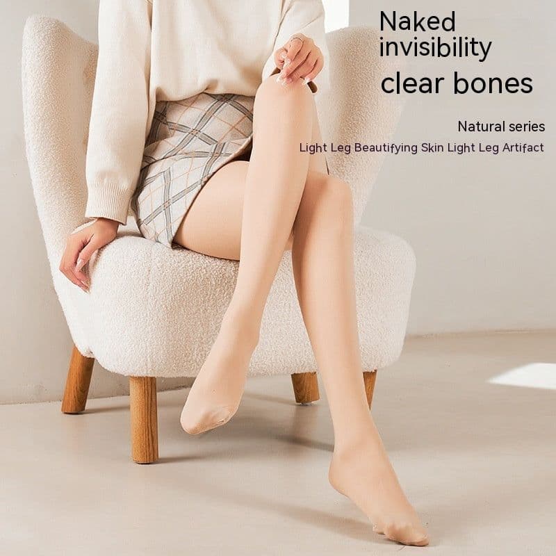 image-Women's Fashion Simple Velvet Thickened Base Pantyhose