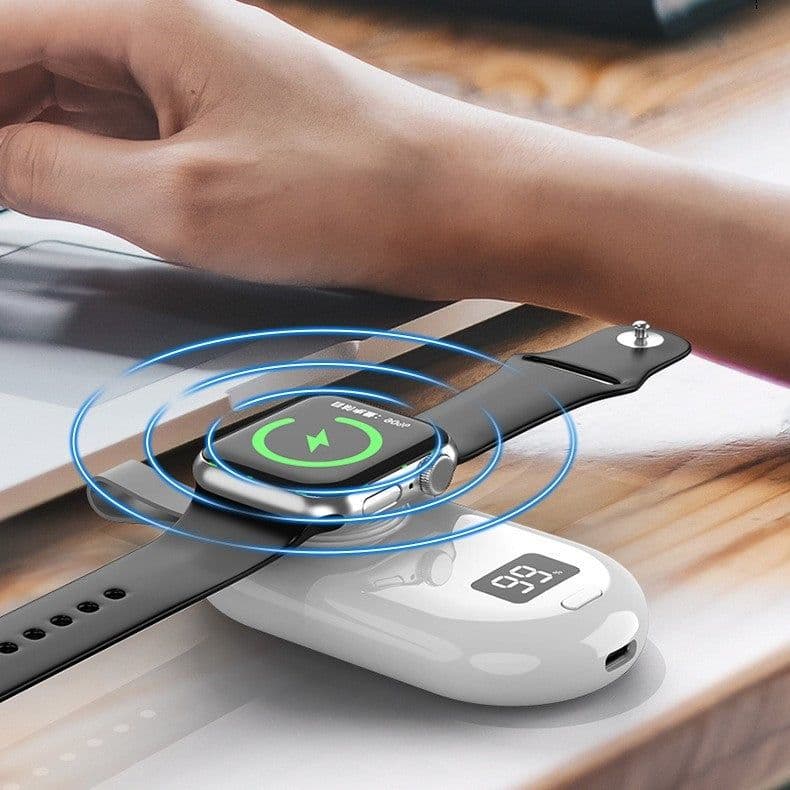 image-Plastic Wireless Power Bank Portable