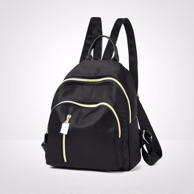 image-Women's Fashion Casual Waterproof Nylon Backpack